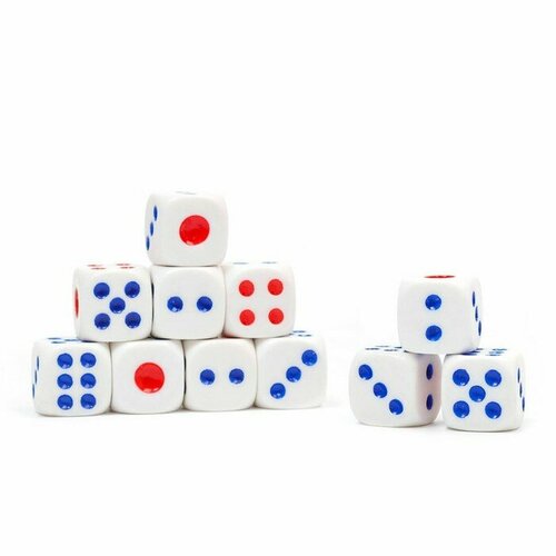 Кости игральные 16 х 16 см набор 100 шт 918₽