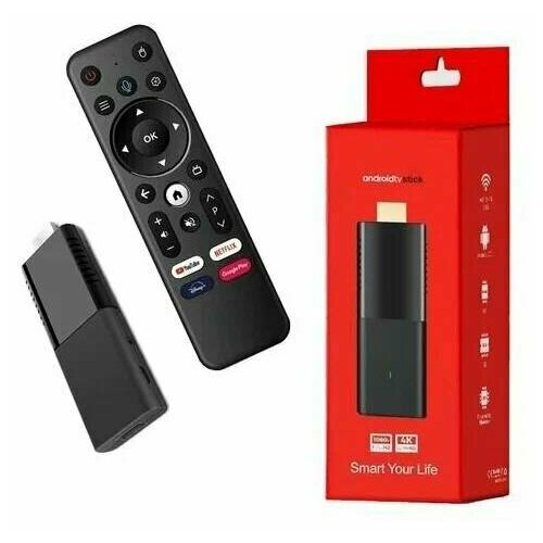 ТВ-приставка Q3 4K TV Stick с Android 10 и Dolby Audio 2x8 ГБ памяти 219900₽