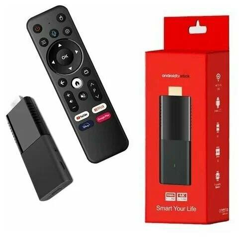 В-приставка Q3 4K TV Stick с Android 10 и Dolby Audio 2x8 ГБ памяти