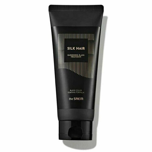 The Saem Кондиционер с эффектом окрашивания седины для темных волос 200 мл Silk Hair Darkening Black Treatment