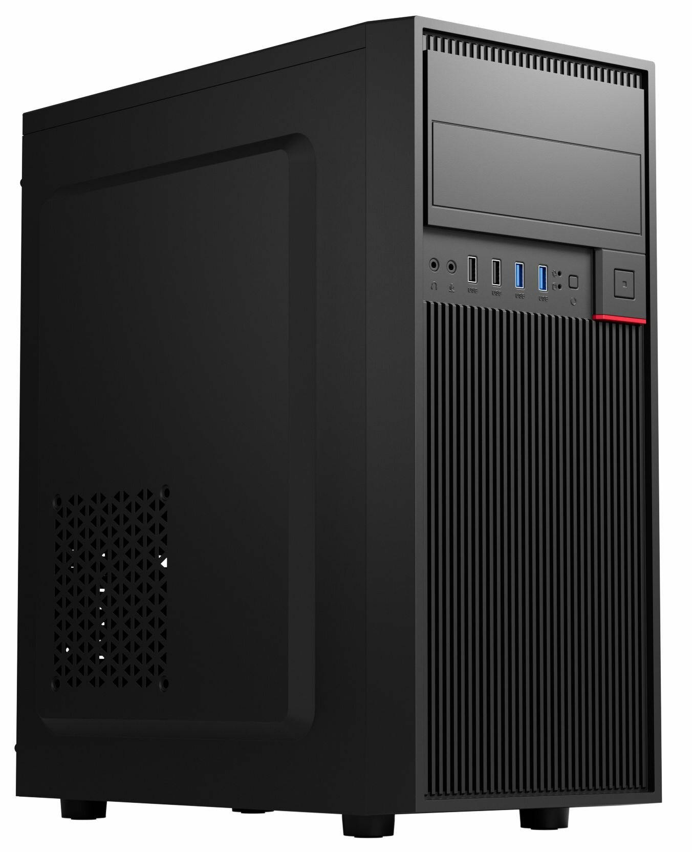 Корпус Prime Box S715 (2 - USB 2.0, 2 - USB 3.0) черный ATX, Micro-ATX, Mini-ITX