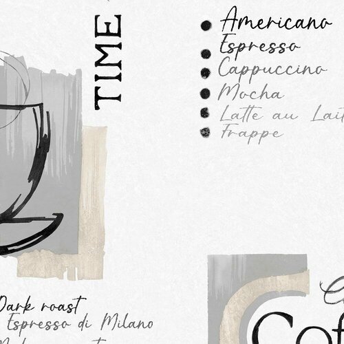Обои WALLSECRET Espresso горячее тиснение на флизелиновой основе белый 106х10 м 2850₽