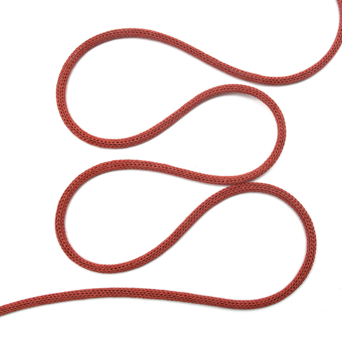 Эко-шнур бумажный декоративный 5мм*100м (PR009 бордовый)