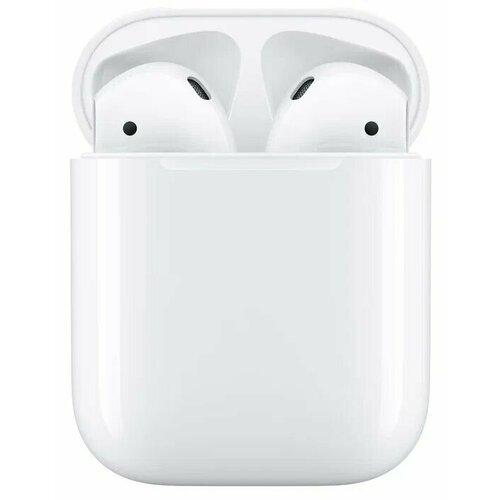 Беспроводные наушники Apple AirPods 2 с зарядным футляром MV7N2 Lightning белый 13990₽