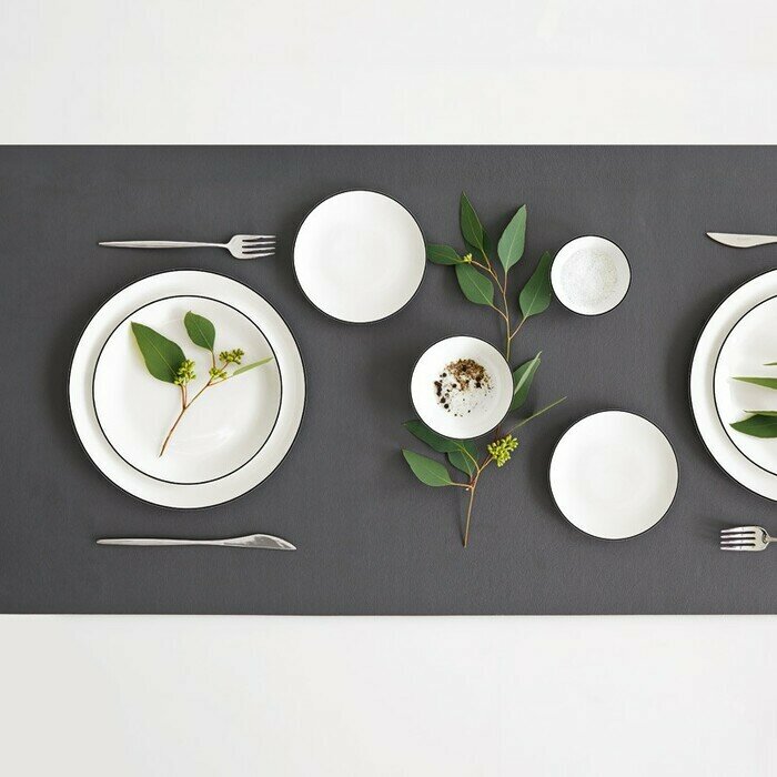 ASA Selection Тарелка десертная à table ligne noire, 14,5 см белый 14.5 см - фото №11
