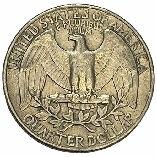 США 25 центов (1/4 доллара) 1990 г. (Quarter, Вашингтон) (P)