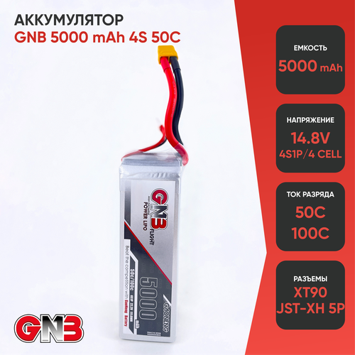 Аккумулятор GNB 5000mah 6S 50C