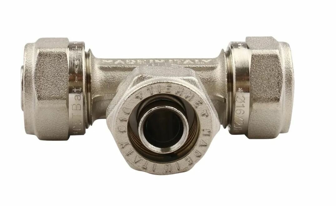 Тройник обжимной 16*16*16, — фото 1