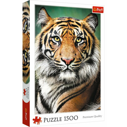 Пазл Trefl 1500 деталей: Портрет тигра пазл trefl 1500 деталей котята на диване