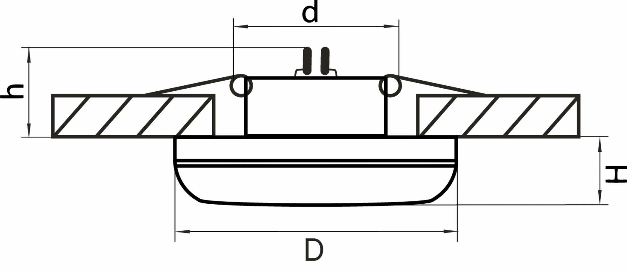 Встраиваемый светильник Lightstar Piano mini 011277