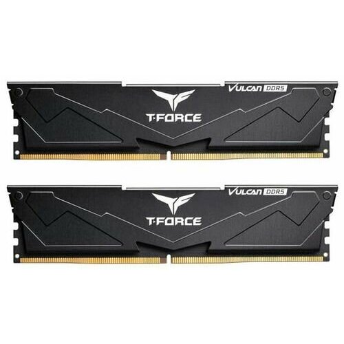 Оперативная память 32 Gb 6000 MHz Team Group T-FORCE VULCAN Black FLBD532G6000HC38ADC01 1301000₽