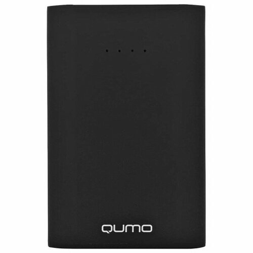 Портативное зарядное устройство Qumo PowerAid 7800 7800 мА-ч 2 USB 1A2A вход 1А черный корпус ABS пластик 201700₽