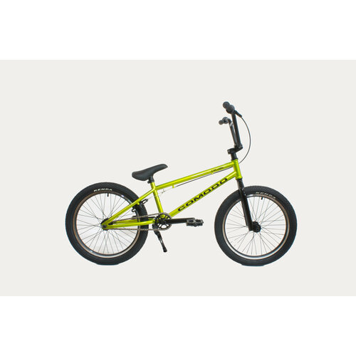 Велосипед BMX Comodo Cyclone 20 2023 желтый-зеленый металлик 3921500₽