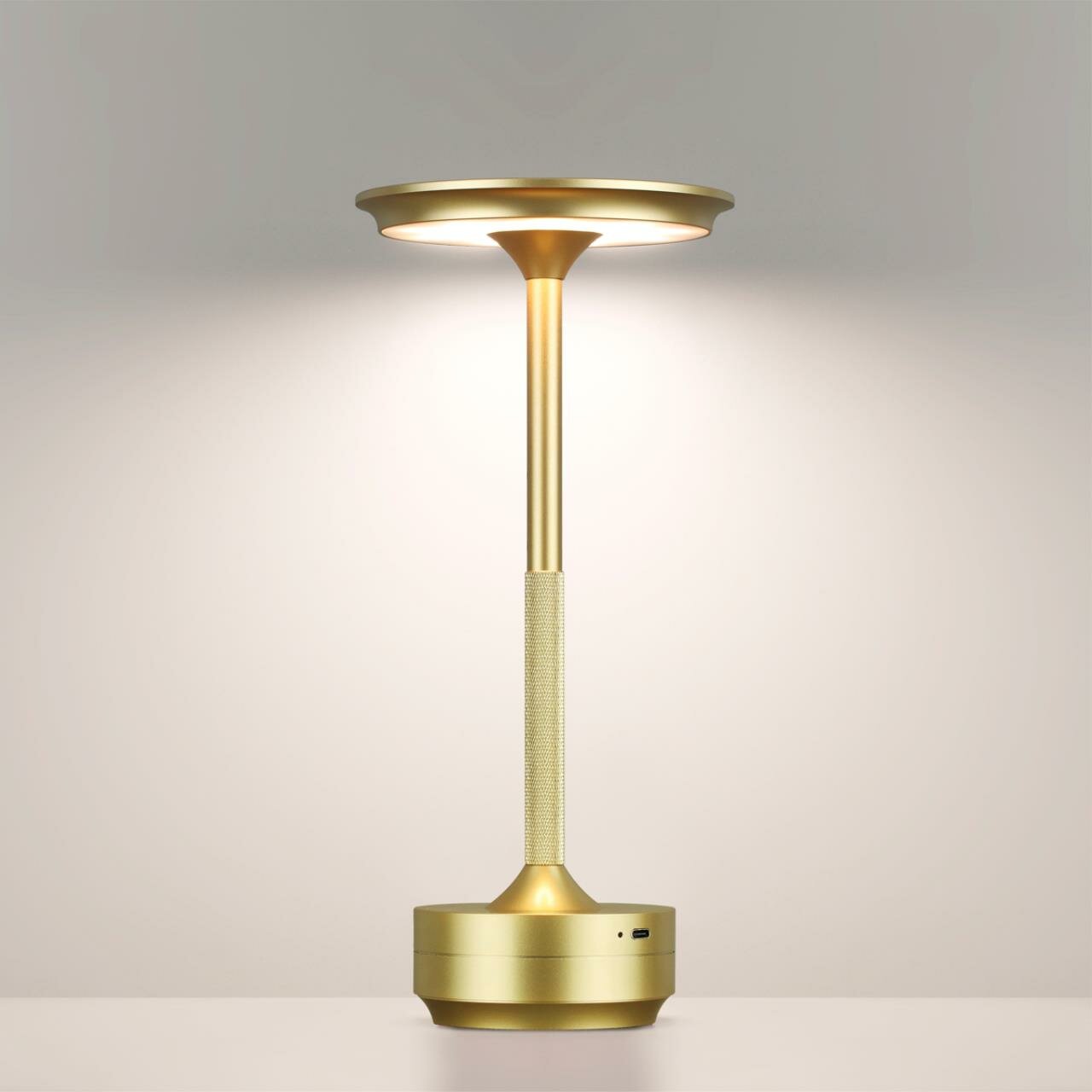 Настольная светодиодная лампа Odeon Light Tet-a-tet 5033/6TL матовый золотой