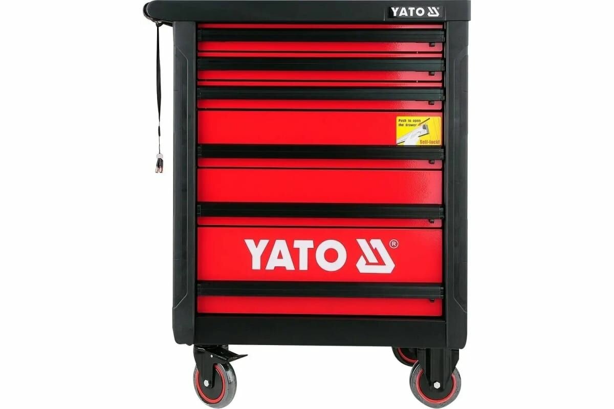 Инструментальная тележка YATO с 6 ящиками YT-0902