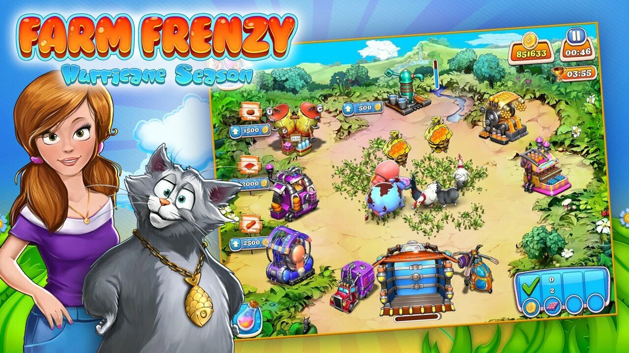 Игра Farm Frenzy: Hurricane Season, ключ активации Steam, PC, Alawar, на русском, 6+
