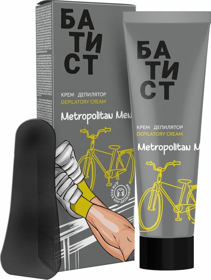 Крем для депиляции Батист Metropolitan Men 100мл х1шт