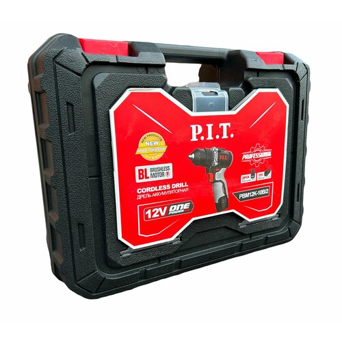 Дрель бесщеточная аккумуляторная PIT PBM12K-10B2 849000₽