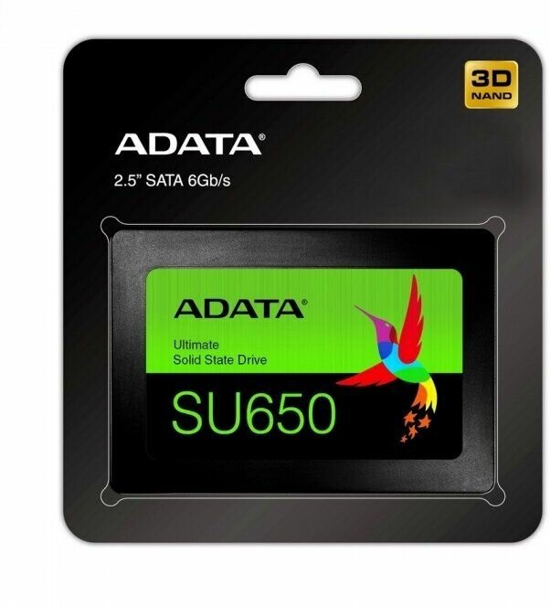 SSD накопитель A-DATA Ultimate SU650 120Гб, 2.5", SATA III - фото №15