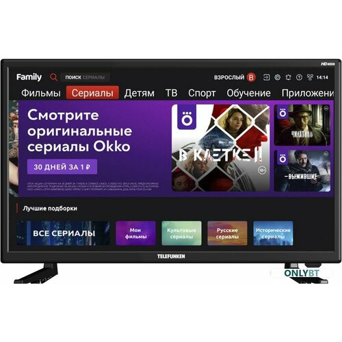 Телевизор Telefunken TF-LED24S80T2S 1271900₽