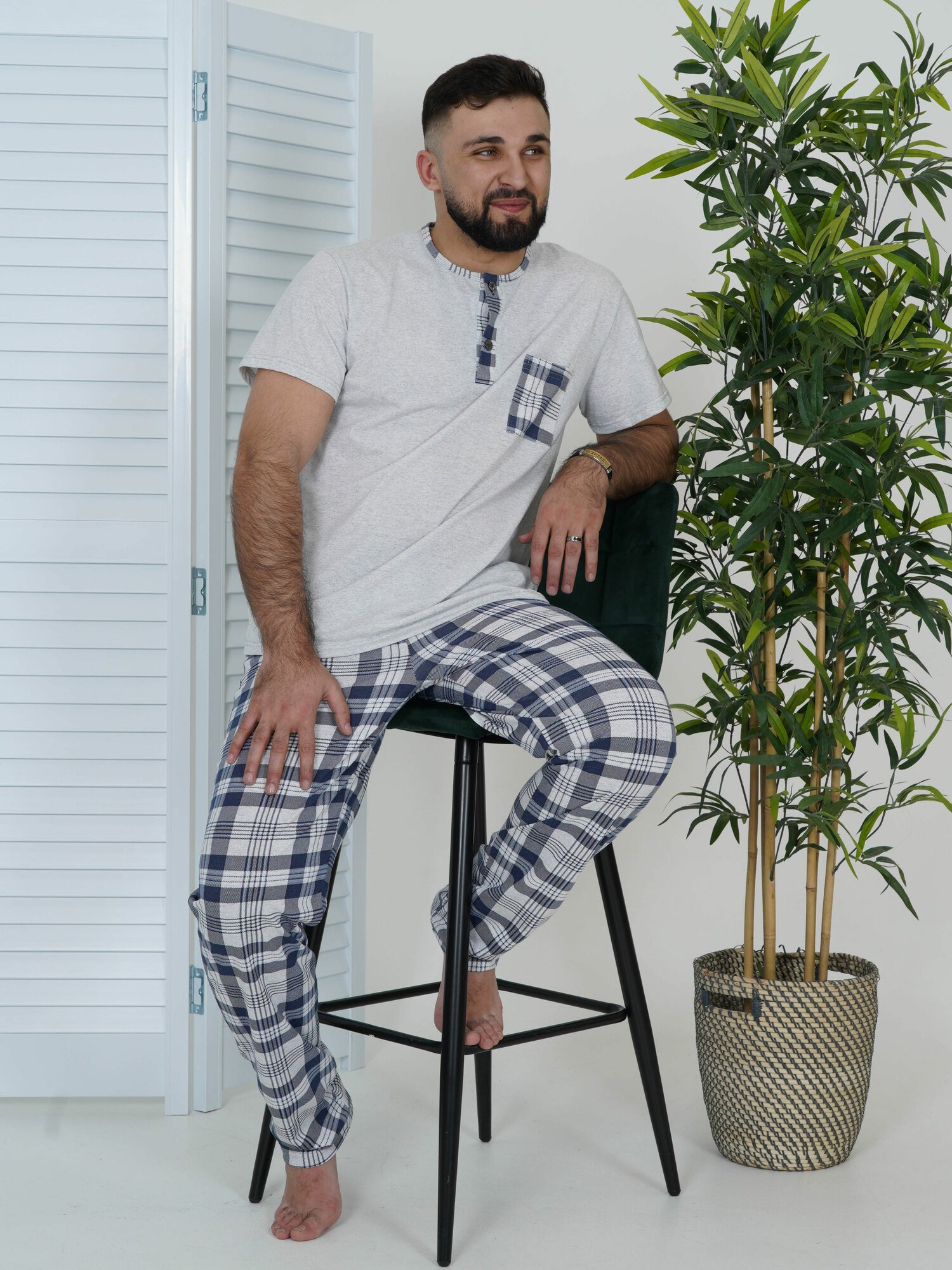 Пижама SoRokin Мужская пижама OsmyStyle
