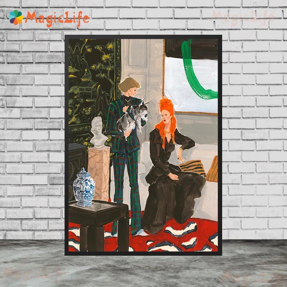 Картина на холсте 30x42см, Цвет: A