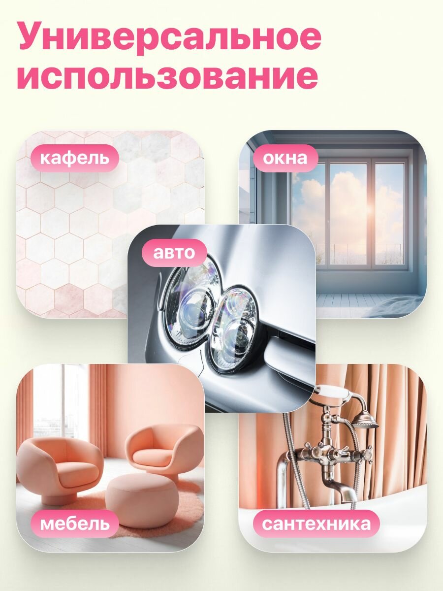 Хозяйственные губки для уборки универсальные Shiny Kitchen, набор 3 шт — фото 1