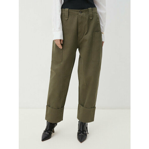 фото Джинсы карго pepe jeans, размер s, зелeный