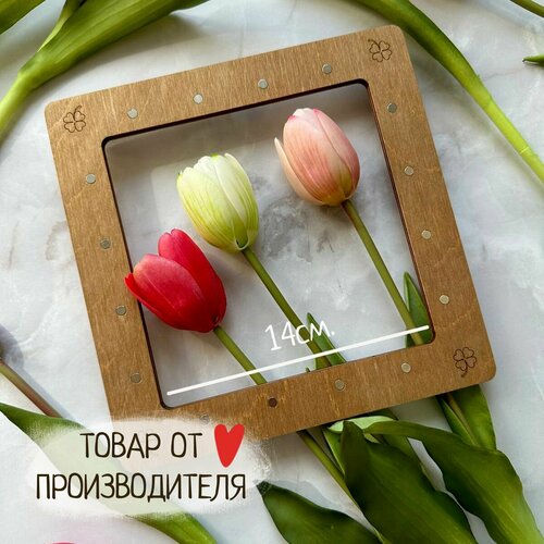 Деревянные магнитные пяльцы 14х14 см 929₽