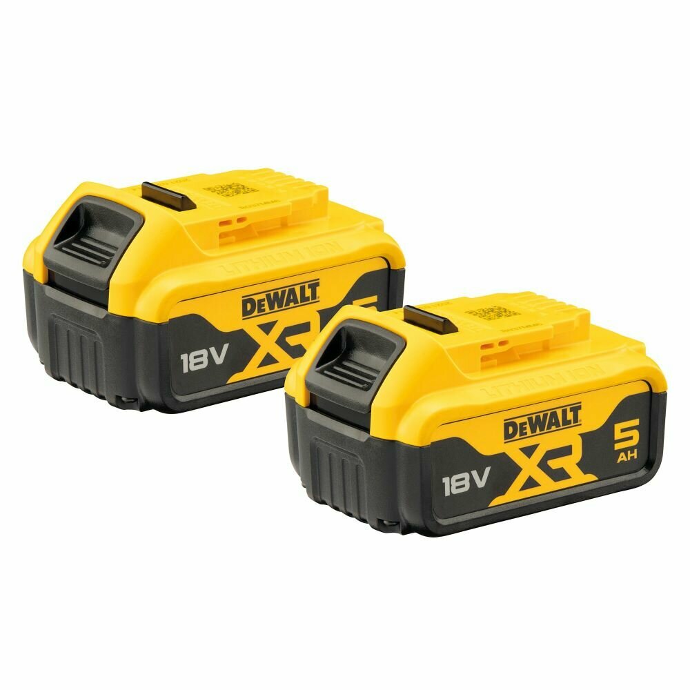 Набор аккумуляторный DEWALT, 18 В: ударная дрель-шуруповерт DCD791 и угловая шлифмашина DCG405, с 2 АКБ 5 Ач и ЗУ, в кейсе TSTAK, (DCK2020P2T) - фото №2