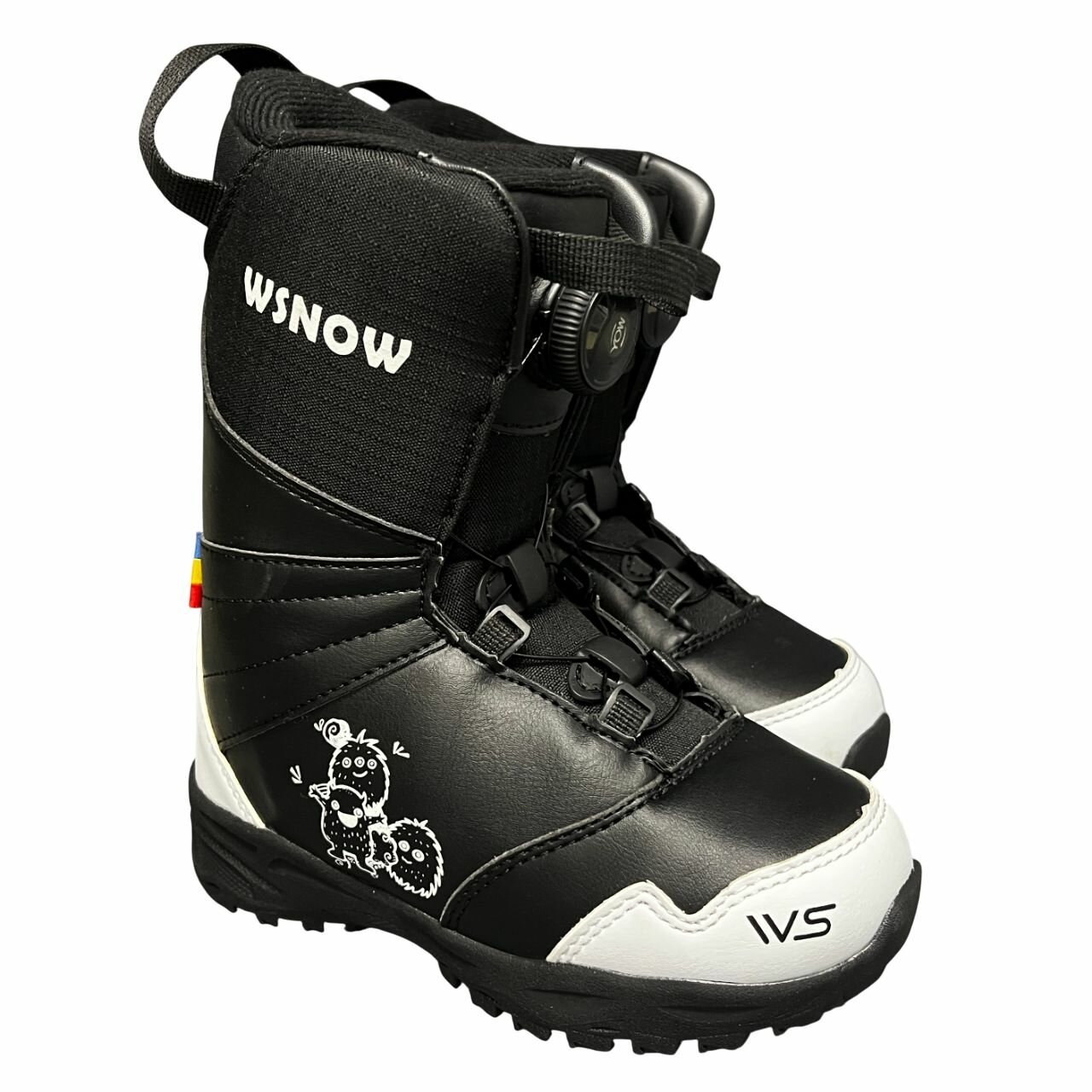 Ботинки детские сноубордические WinterSport WS KID Black White 31