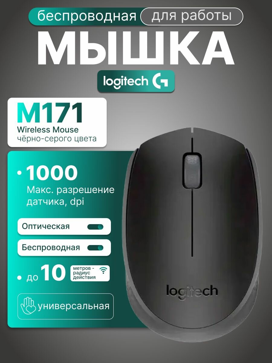 Мышь беспроводная Logitech M171
