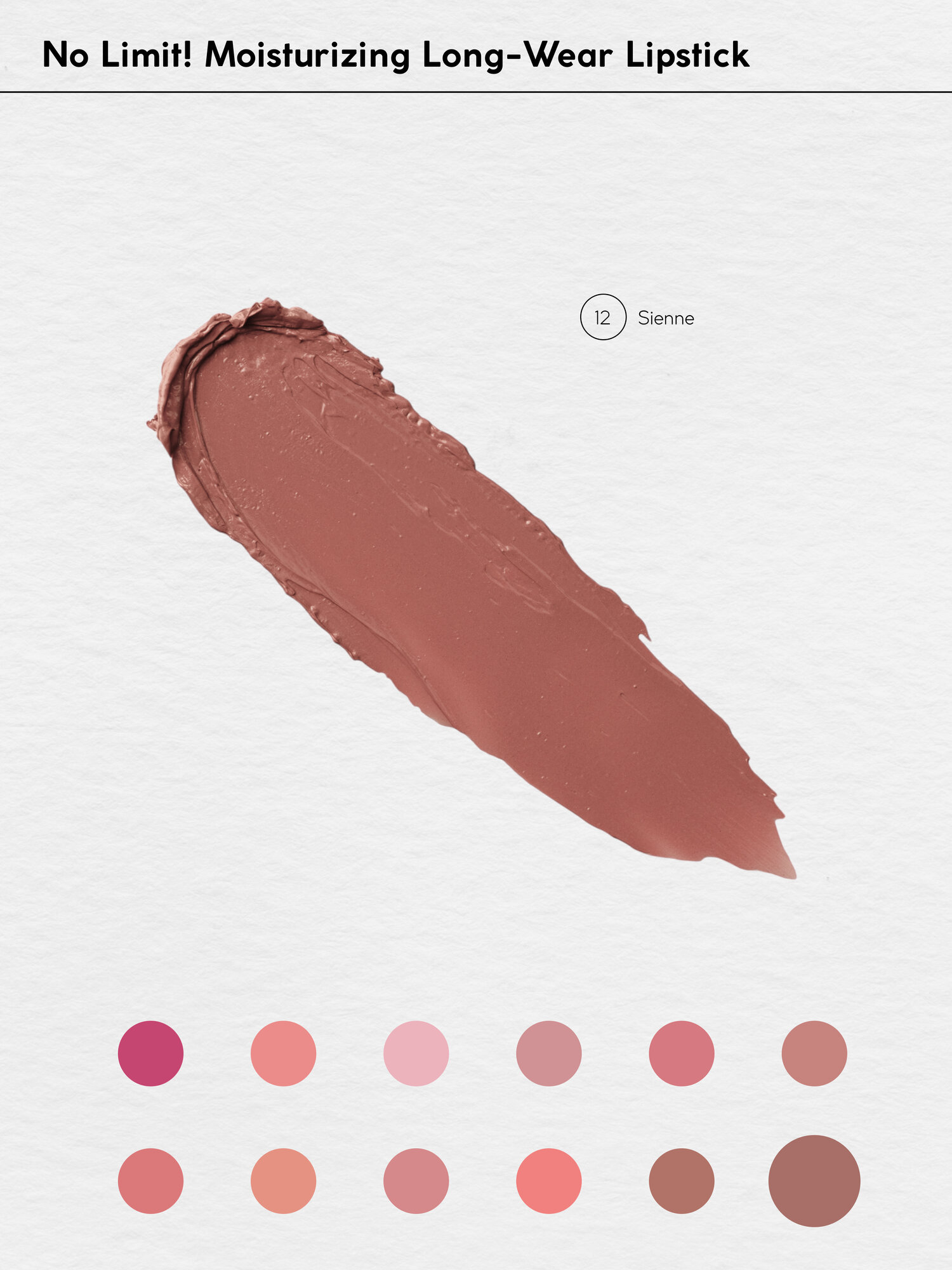 Губная помада Monic Beauty No Limit! увлажняющая тон 12 Sienne — фото 1