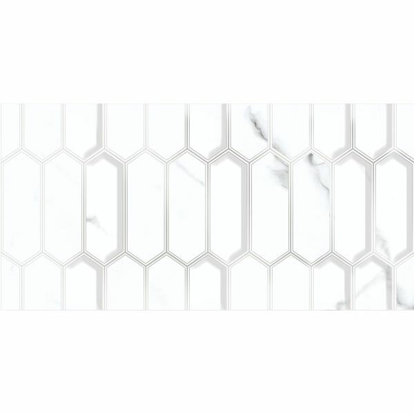 Плитка настенная Azori Calacatta Opaco Diamond 31.5х63 см 00-00108674 (1.5876 м2)