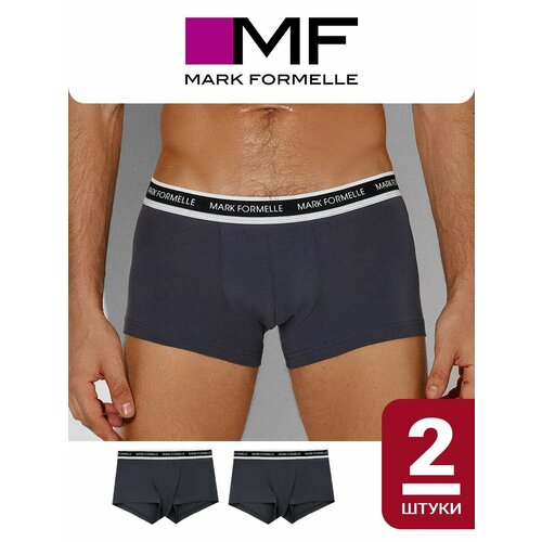 фото Трусы mark formelle нижнее белье, комплект из 2 шт., размер l, серый