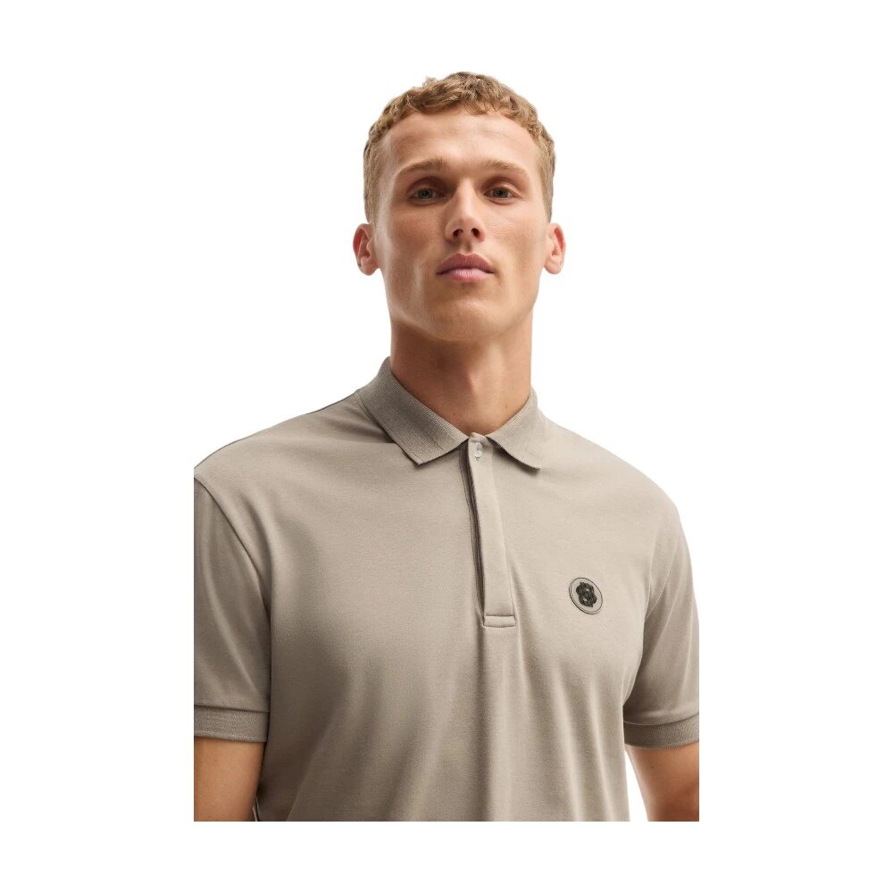 Поло BOSS, размер M, бежевый — фото 1