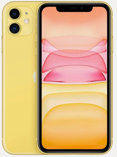 Изображение товара Смартфон Apple iPhone 11, 128 ГБ, жёлтый, A13, 6.1", 4 GB RAM