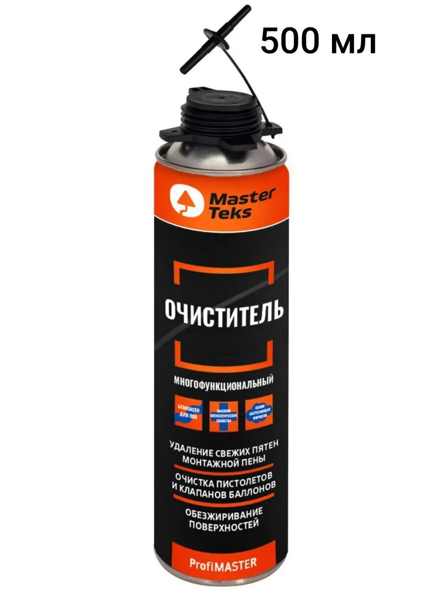 Очиститель для свежей монтажной пены 500 мл