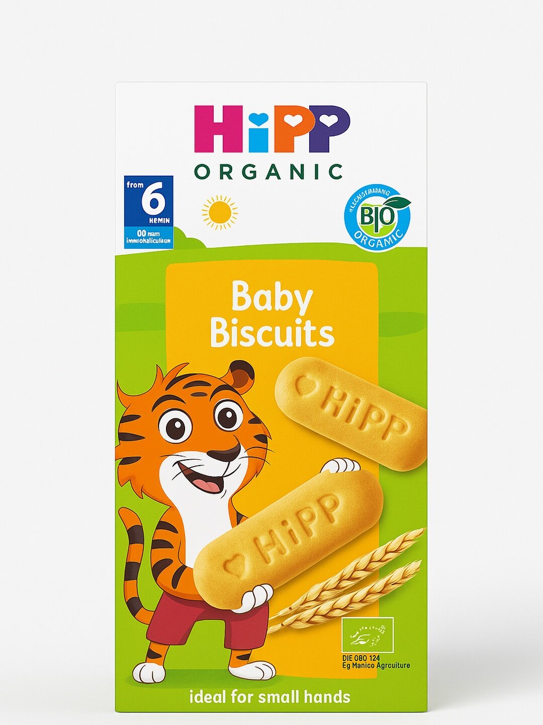 Печенье HiPP Baby's, для детского питания, без пальмового масла и искусственных добавок, 180г