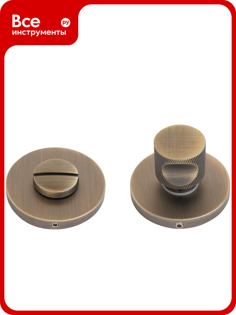 Сантехническая завертка к ручкам Аллюр ALLUR ART COLLECTION BK-R4 MAB(7230) матовая бронза 16570