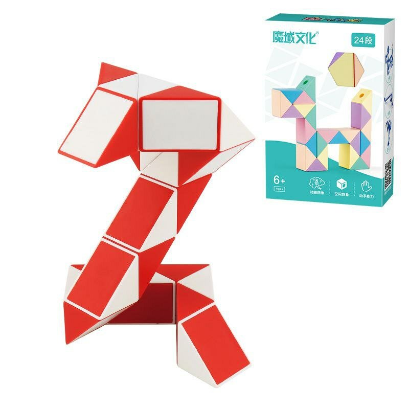 Конструктор антистрессовый, детский, модульный, DIY, 24 элемента, 360 градусов — фото 1