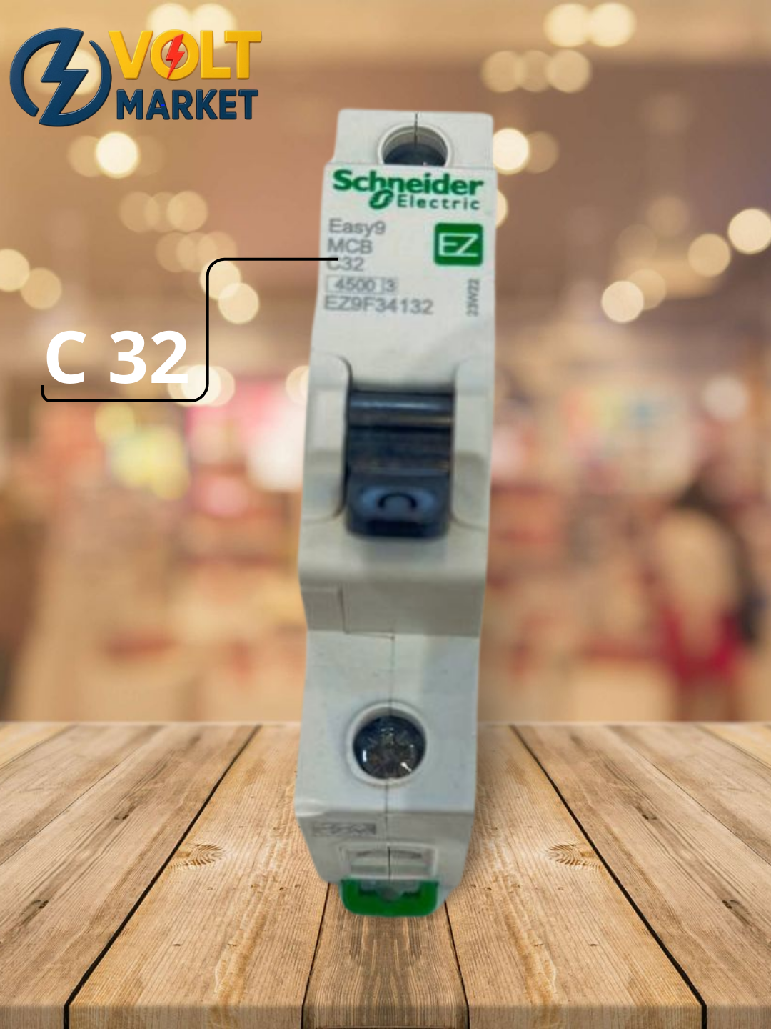 Easy9 1P 32A C 4.5kA Schneider avtomatik o'chirgichi