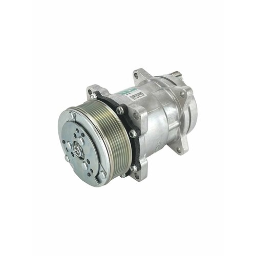фото Компрессор кондиционера sanden 5h14 (12v, pv8) выходы горизонтальные (o-ring) 3/4"-7/8 универсальный моторкул