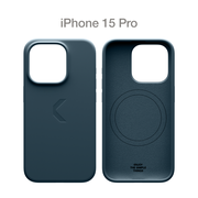 Силиконовый чехол COMMO Shield Case для iPhone 15 Pro, с поддержкой беспроводной зарядки, Blue