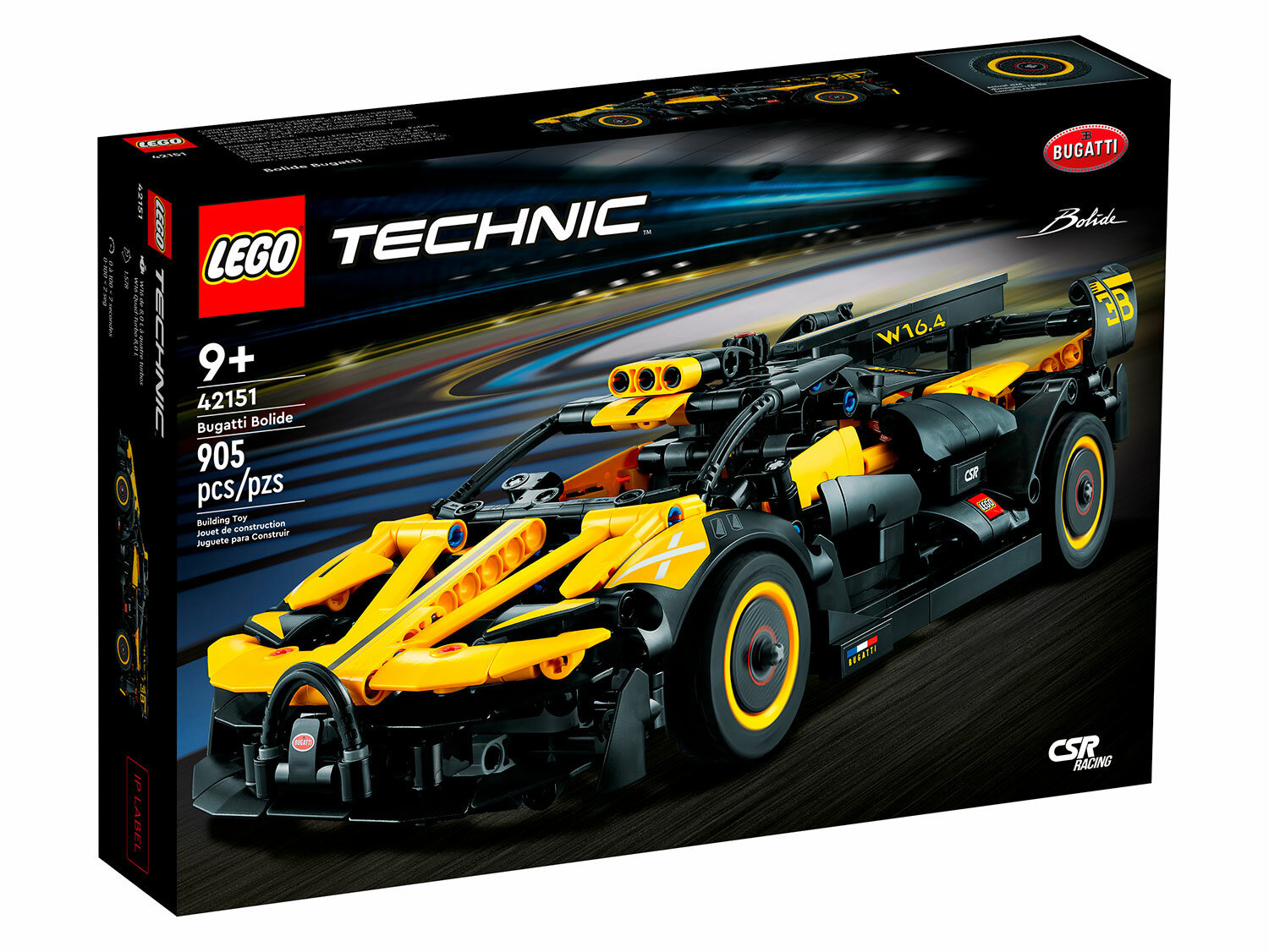 Конструктор LEGO Technic 42151 Бугатти Болид, 905 дет.