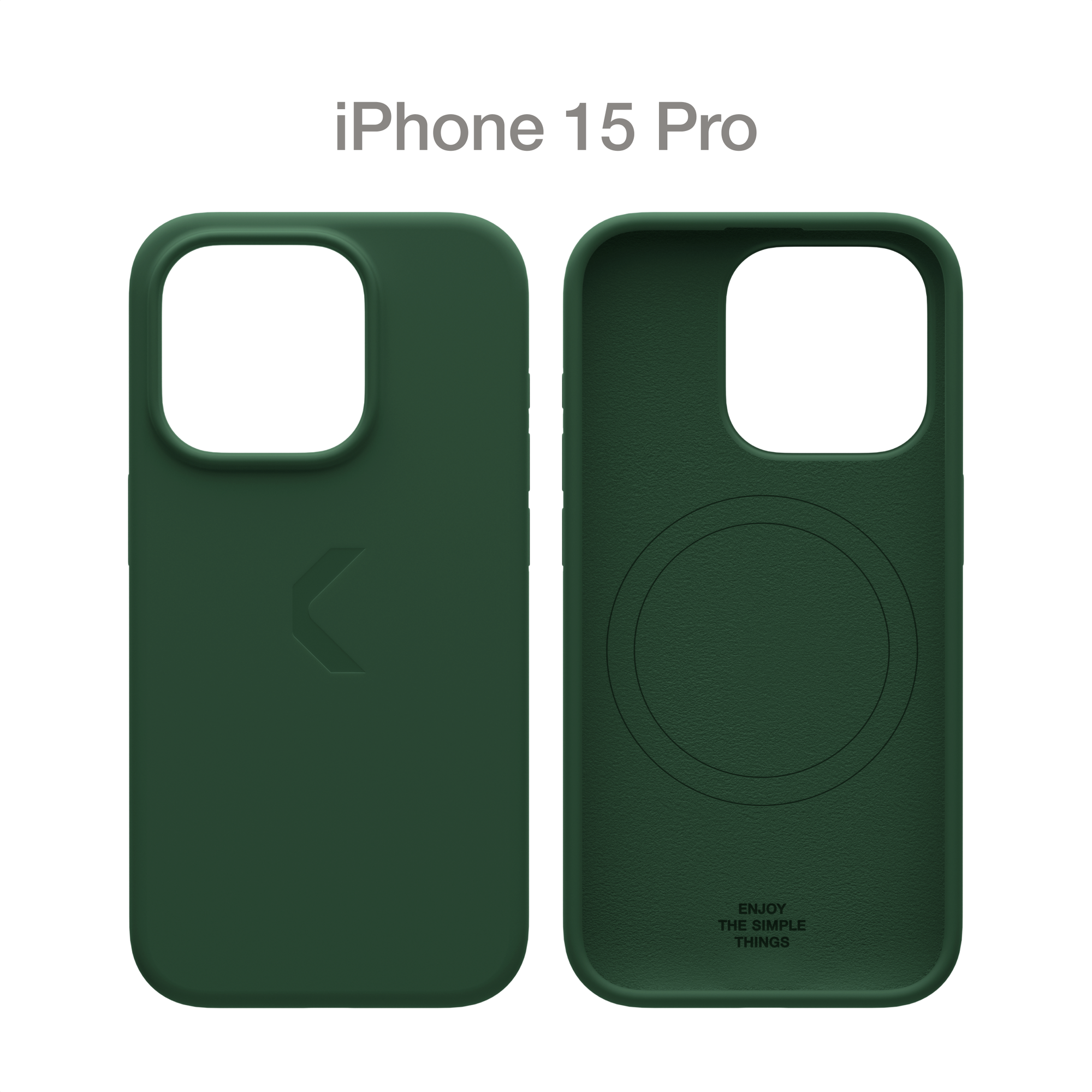 Защитный чехол COMMO Shield для Apple iPhone 15 Pro, с магнитным кольцом, Clover (Green)