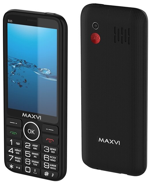 Мобильный телефон Maxvi B35 black .