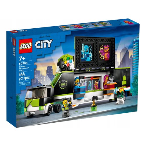 Конструктор LEGO City 60388 Gaming Tournament Truck, 344 дет. конструктор lego лего 41722 трейлер для лошадей