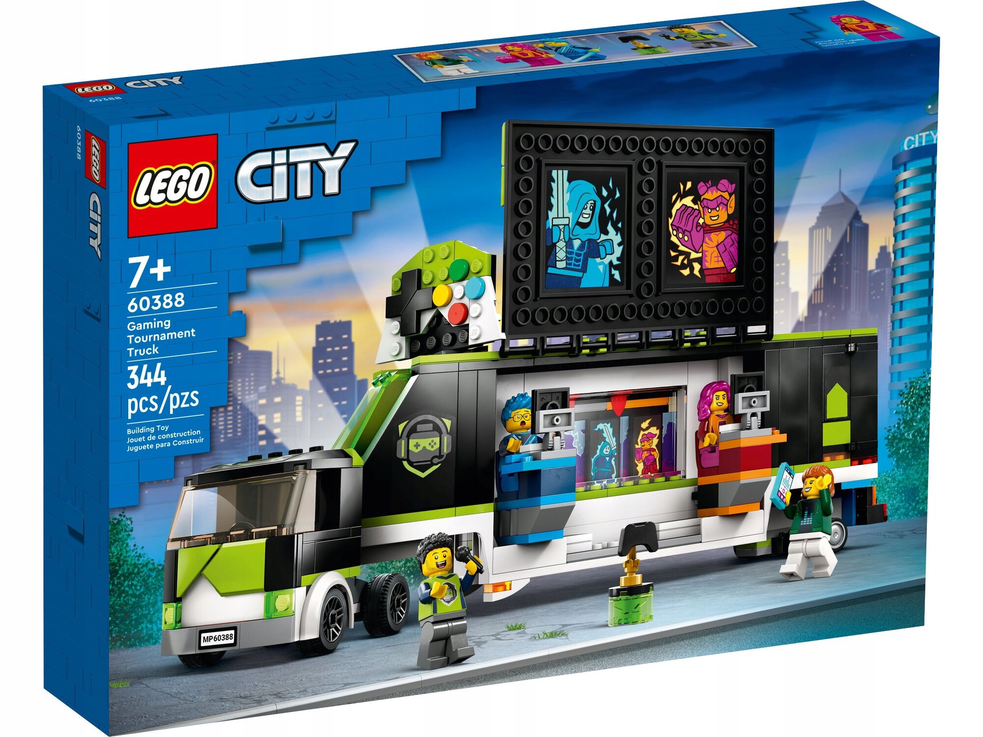 Конструктор LEGO CITY Геймерский грузовик для турниров 60388