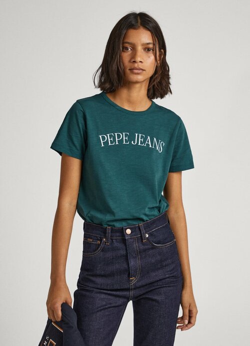 Футболка Pepe Jeans, размер XL, зеленый